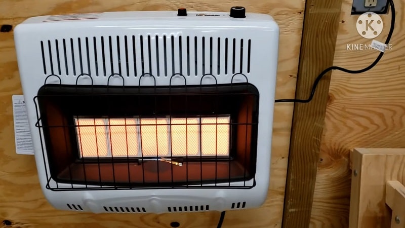 radiant natural gas space heater
