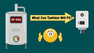 What Size Tankless Water Heater To Replace a 40 Gallon?